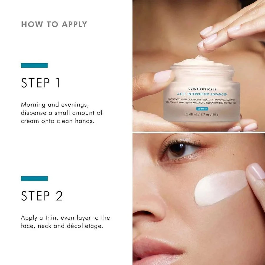 skinceuticals age interrupter-how to apply