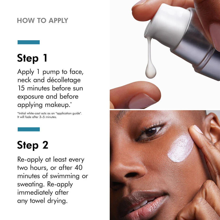 Clear Daily Soothing UV Defense Sunscreen SPF 50-how to apply