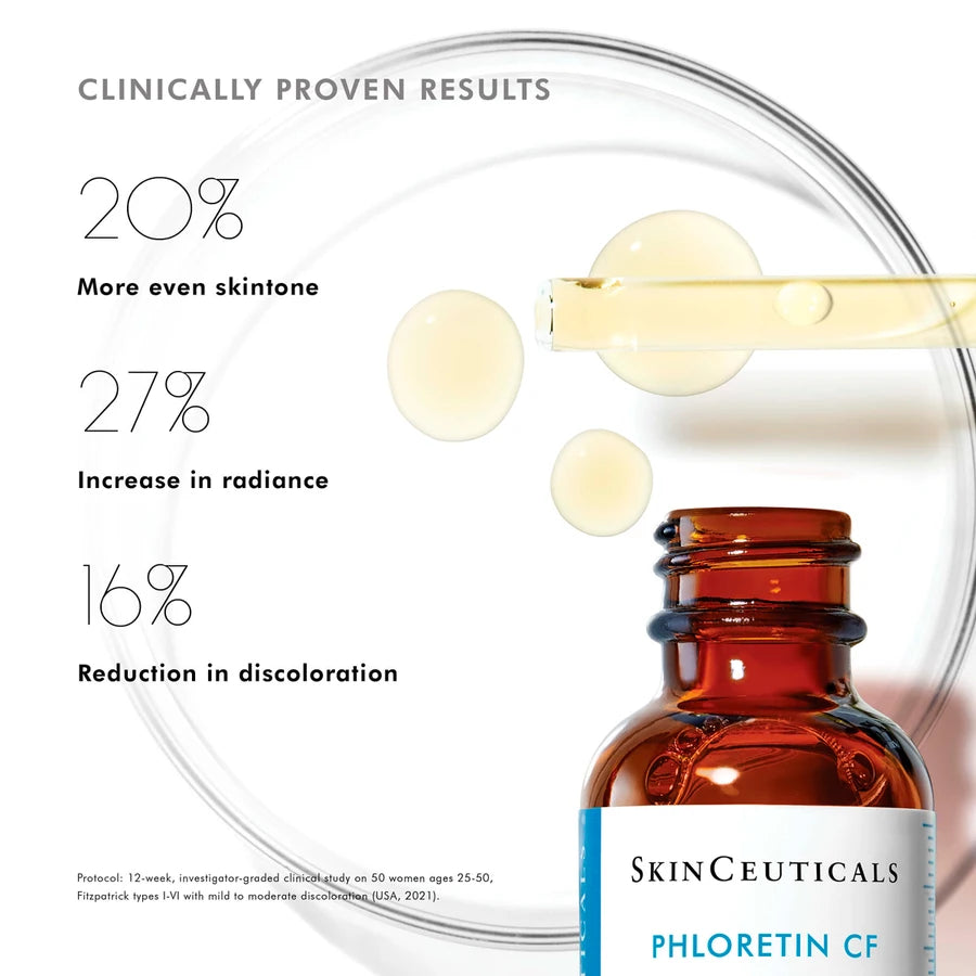 skinceuticals phloretin cf-clinically proven results