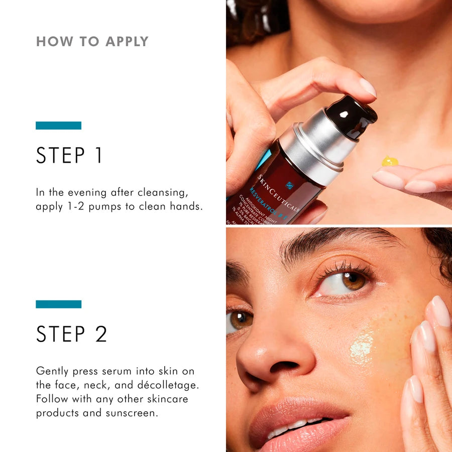 skinceuticals Resveratrol B E-how to apply