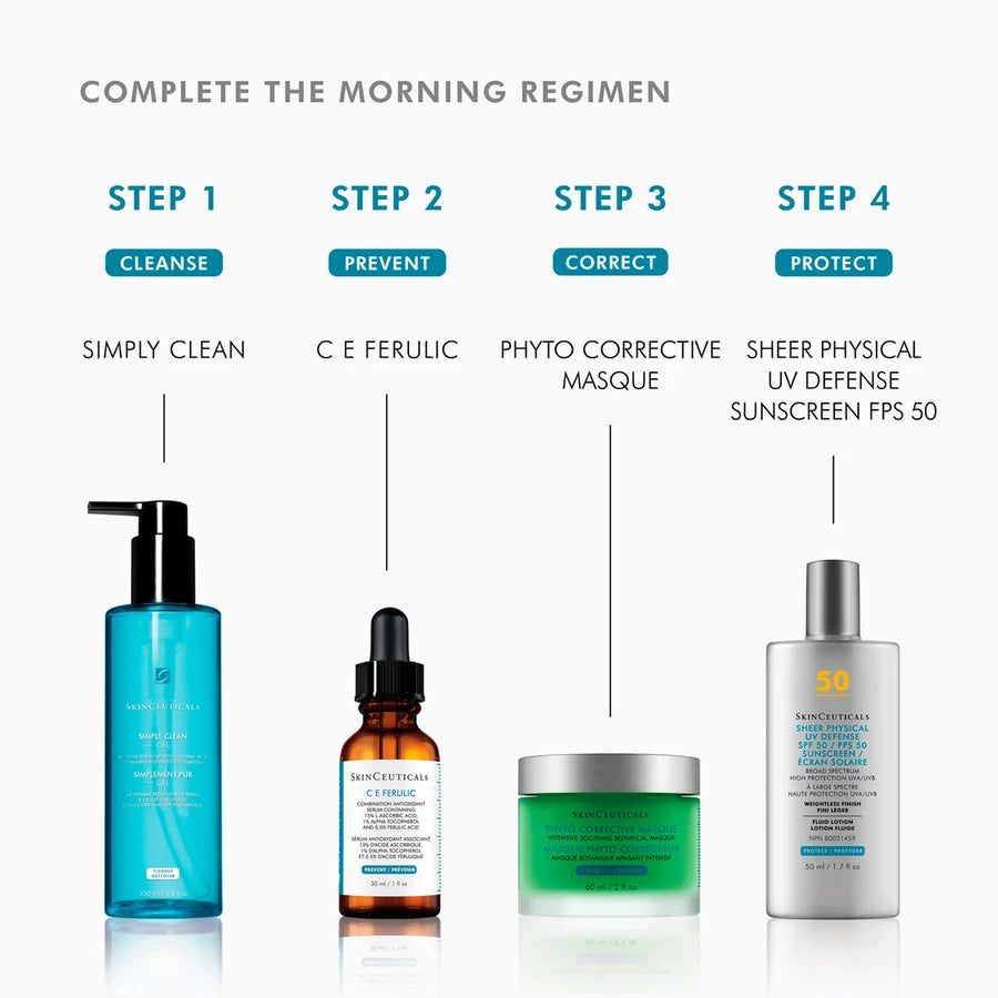 skinceuticals sunscreen-Sheer Physical UV Defense SPF-morning regimen
