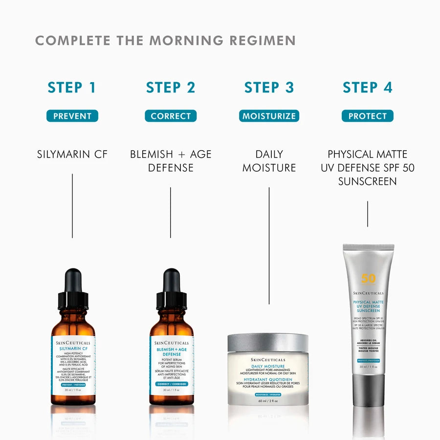 skinceuticals silymarin cf-skinceuticals vitamin c-morning regimen