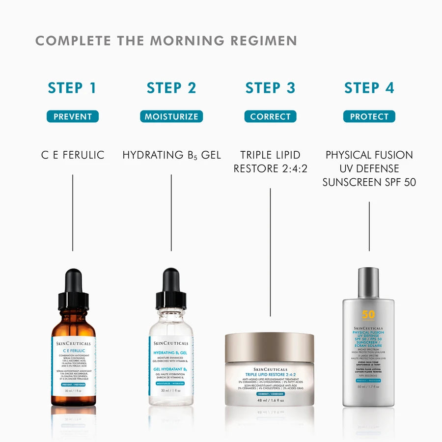 skinceuticals b5 gel-morning routine