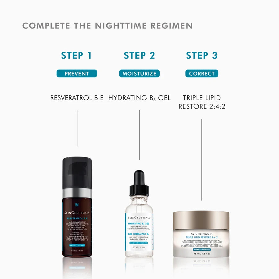 skinceuticals b5 gel-nighttime routine